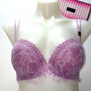 🔥VICTORIA SECRET BRA Very Sexy PUSH-UP SZ32D multi-way strapless New